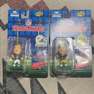 NFL Headliners Collectible Figures Marino Favre
